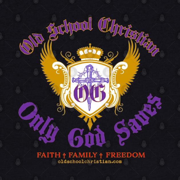 Winged Shield of God by Old School Christian